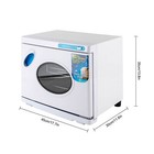 200w 23l Hot Towel Warmer Cabinet Uv Sterilizer Spa Massage Salon Equipment Usa