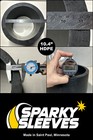 Sparky Sleeves 10 4  Id  6  Wide  1 16  Thick  480 Flints  Round Edges  Griptape