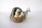 Signed Lladro Ducklings Figurine 4895 Signed By Lladro Family With Original Box