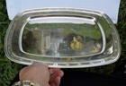 Mcm late Deco Towle Sterling Oblong Tray 13-3 8 -pierced Edge Geo  Bas Rosettes