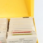 Vtg Betty Crocker Recipe Card Library Set - Yellow Recipe Box  Vintage
