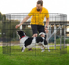 Pet Playpen Dog Pen Foldable Dog Exercise Fence 8 Panels 36 Inch Kennels Pet Pla