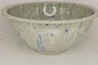 Melamine Plastic Confetti Spatterware Bowl Texas Ware  10 Inch  grey 