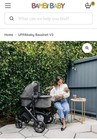 Uppababy Bassinet V3 - C  With Vista  Cruz  Ridge Strollers -  Color callum