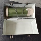 New Vintage Thermos Victory Dome Lunch Box And Green Thermos