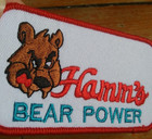 Hamm s   Bear Power   Embroidered Sew On Beer Collectors Patch