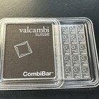 1 Gram Platinum 1g Bar  9995 Fine Valcambi Suisse Platinum   From Combibar   