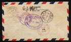 Peru Postal History Registered   Censored Cover To Usa