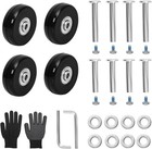 Luggage Replacement Wheels 1 57  Suitcase Repair Kit 4pcs Rubber Caster Set
