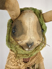 Primitive Folk Art Mama Rabbit Doll Bunnies Signed Kippi 17  Rustic Easter