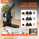 Vevor Button Maker Machine Pin Badge Maker 1  1 25  2 28  3-in-1 300button Parts