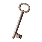 Antique Jailer s Key 7-1 2   Real Antique Hand Forged 