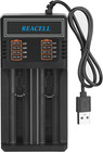 Battery Charge Universal 3 7v Rechargeable Li-ion Battery Dual Slot Smart Charge
