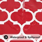 Rectangular Tablecloth  Waterproof Vinyl Tablecloth  Flannel Backin