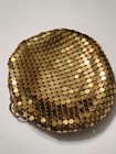 1930   s Vintage Vanity Evans Guilloche Makeup Cosmetic Gold And Mesh 