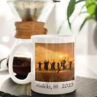 Personalized White Ceramic Coffee Mugs Custom Photo Name Holiday Birthday Gifts