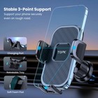 Topk  Phone Mount For Car Air Vent With Hook Clip Car Phone Holder