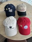 4 Pga Tour Partners Club Hats W  Pins Adjustable By The Game Nos Barclays   More