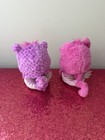 Hatchimals Pair Of Hatchibabies Pink Blue Purple Interactive Chirping Spin Toys