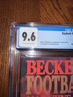 1989 Beckett Footballl Card Magazine  2 Joe Montana  Cover Cgc 9 6