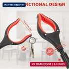 2-pack Grabber Reacher Tool  36  Foldable Trash Picker Upper