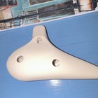 Soprano Ocarina Wind Instrument - White Plastic Body  Ocarina