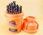 Drill Hog   29 Pc Super Premium Cobalt M42  Drill Bits Orange Lifetime Warranty 