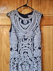 Js Collections Navy blue Sheath Dress Sleeveless 8