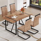 Retro Dining Table   4 Chairs Set