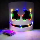 Dj Led Mask Helmet Cosplay Mask For Music Parties   Halloween Costumes