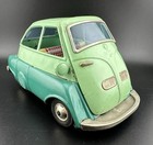 Vintage Japan 1960s Isetta 588 Bandai Tin Toy Bmw Car