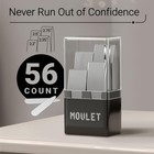 56 Metal Collar Stays For Men s Dress Shirts     Premium Stainless Steel Collar   