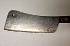 Vintage Universal L f    C  Landers Frary   Clark Meat Cleaver Rosewood Handle