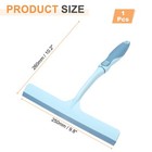Shower Squeegee 9 8 Inch Cleaner Tool With Hole For Glass Window  Blue