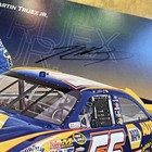 Martin Truex Jr Signed 2011 Napa Postcard Nascar Hero Card Auto