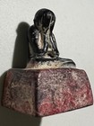 Phra Pidta Lp Rare Old Thai Buddha Amulet Pendant Magic Ancient Idol 908
