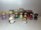 Vintage 1970s Avon Small World Doll Bottles Lot Of 9 W  Boxes Collectible Dolls