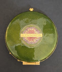 Jay Strongwater Enameled Floral Compact Mirror   2 5   Euc 