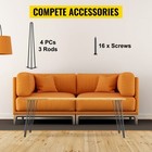 Heavy Duty Hairpin Table Legs 26 Black Set Of 4 880lbs Load Capacity Diy