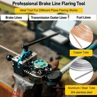 Brake Line Flaring Tool Single Bubble Flares For 3 16   1 4   5 16   3 8  Tubing
