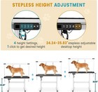 46  Electric Grooming Table  Heavy Duty Dog Grooming Table W pvc Non-slid Mat