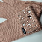 Victoria s Secret Pink Bling Gem Sparkle Knit Soft Gloves Mittens Winter Glam
