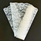 Large White Lace Ribbon - 14  X 10 Yards  Wedding Embellishments