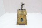 Antique C 1910 Arts   Crafts P  Stiles Mechanical Pelican Stork Cigar Cutter Box