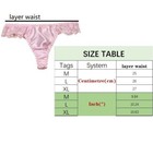 Girls 100  Silk Thongs Bikinis Underwear Panties Size 6-12 Pink Knickers