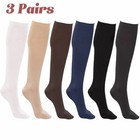 3 Pares Calcetines De Algodon Para Mujer Hombre Compresi  n Medias Varices