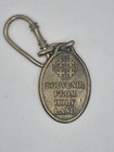 Vintage Jerusalem Holy Land Souvenir Keychain Jesus Christ   Crusader Cross