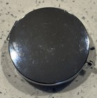 Gunmetal 2 Shades Of Blue Rhinestones Mirror Compact Unsigned Good Condition 