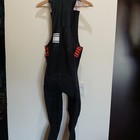 Rapha Cycling Pro Team Winter Tights With Pad Men M Black Orange Bike Reflective