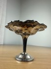 Vintage Wallace Royal Rose Silver Compote Tazza Footed Tray